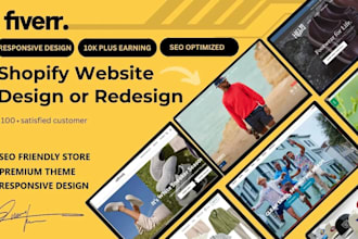 create shopify store and  shopify dropshipping store