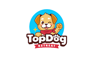 design unique top dog retreat logo