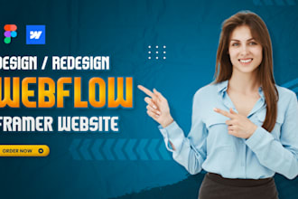design, redesign, update or fix webflow website, convert your figma to webflow
