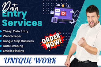 do cheap data entry work web scraper google map business detail data scraping