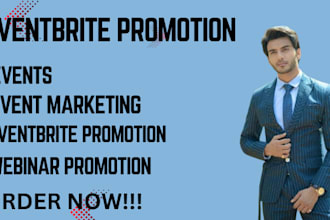 promote and market eventbrite, webinar, events