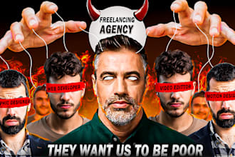 design clickbait eye catching amazing youtube thumbnail in 6h