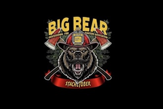 design high quality firefighter logo with unlimited revision
