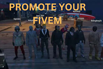 do fast fivem and discord server promotion with fivem ads