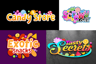 design candy store logo