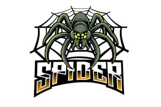 design high quality spider mascot logo with express delivery