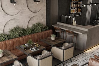interior design, model using sketchup and render your retail, office with corona
