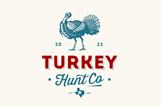 design unique turkey hunt co logo