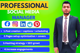 be your social media manager and content creator