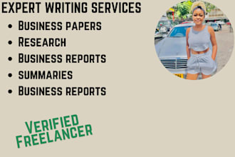 write business case studies, reports and market research analysis