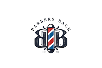design vintage barbershop apparel logo
