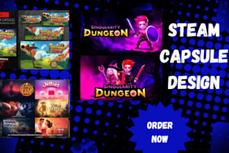 steam capsule art game banner game ui game poster game logo steam graphics