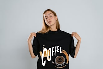 custom tshirt design for clothing merchandise brand