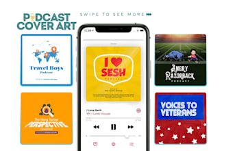 do podcast cover and podcast logo
