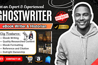 write history, biography, international relations, be US historian, ebook writer