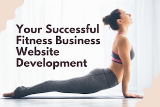 build fitness gym booking website for coach, yoga, trainer porfolio, and sports