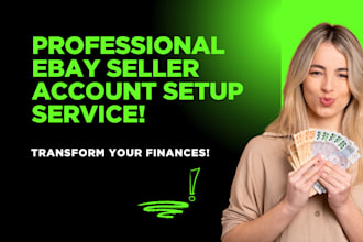 set up a secure ebay account for selling and dropshipping