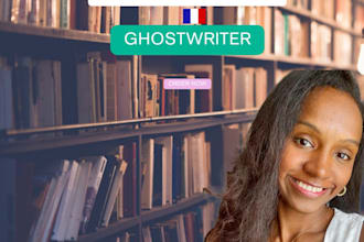 ghostwrite your fiction book or ebook
