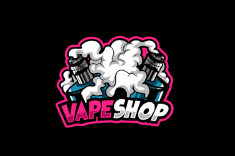 create wonderful and excellent vape logo design