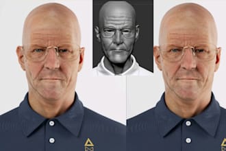 do realistic 3d character model 3d metahuman ue5 rig animal for unreal engine 5