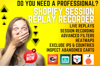 setup shopify session replay record propel replay peek lucky orange popcorn mida