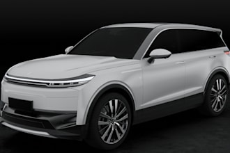 reconstruct 3d car model, hybrid car, compact car, car body kit, car rendering