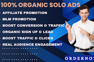 usa solo ads, affiliate link promotion, MLM leads, sign up, boost conversion