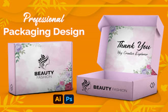do box packaging design, amazon, mailer, cosmetic box label