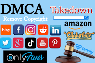 remove copyright ,leaked content from google redtit ig ebay telegram under dmca