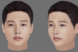 sculpt 3d head model 3d bust 3d portrait 3d mask zbrush for 3d printing