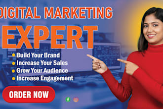 be your digital marketing manager and social media expert