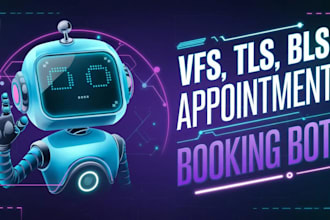 visa booking bot US visa, bls, medical appointments