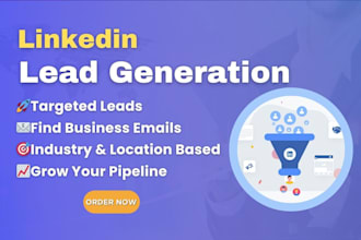 do linkedin lead generation and prospect email list building