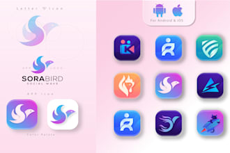 design modern and attractive website or app icon logo
