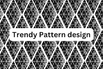 design seamless monogram pattern