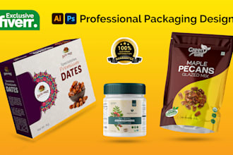 do organic pouch, box, label and packaging design