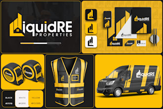do business logo, brand identity, brand style guide and full branding kit