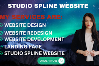 do photo studio wordpress, business website, photography,studio spline animation