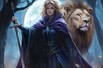 create a unique original dnd fantasy character art