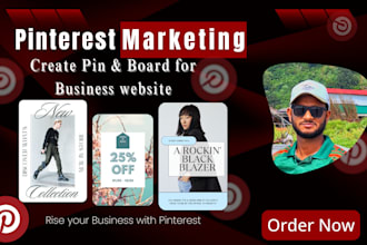 pinterest marketing and manager create pins and board