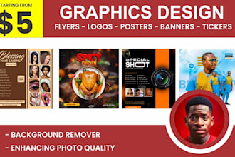 do any kind of graphic designs that will speak of your brand