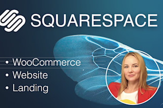build and design squarespace custom website