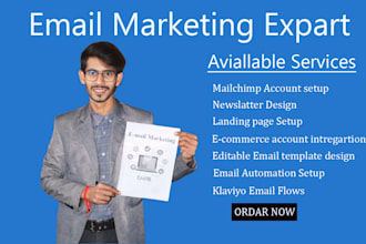 mailchimp,klaviyo shopify email marketing