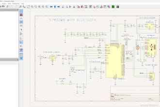 design schematics and pcb with bluetooth