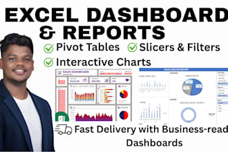 create interactive excel dashboards and reports