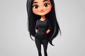 do sports cartoon with big head or caricature style