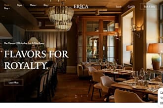 build wordpress catering website restaurant website food website bakery website