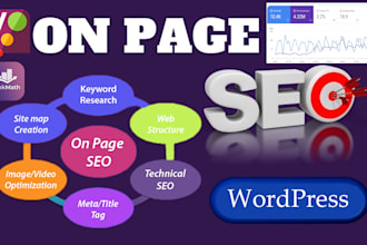 wordpress on page SEO with yoast and rank math for google ranking