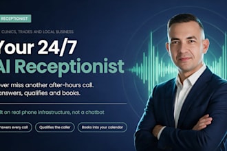 build an ai receptionist, ai voice agent, ai calling agent for your business