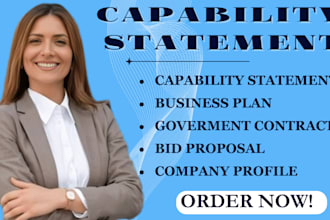 design federal government capability statement